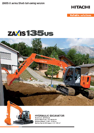 Escavatori cingolati Hitachi ZX 135 US-5