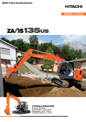 Escavatori cingolati Hitachi ZX 135 US-5
