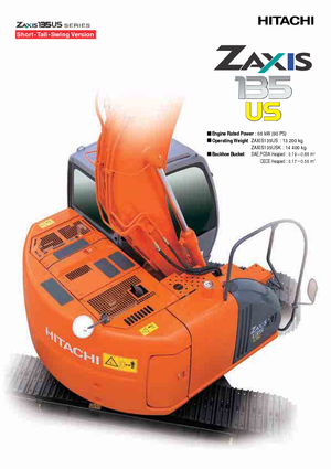 Escavatori cingolati Hitachi ZX 135 US