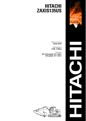 Escavatori cingolati Hitachi ZX 135 US