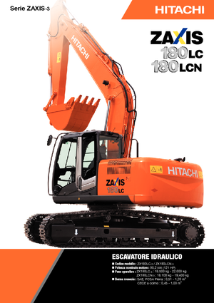 Escavatori cingolati Hitachi ZX 180 LC-3