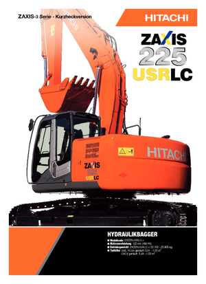 Escavatori cingolati Hitachi ZX 225 USRLC-3