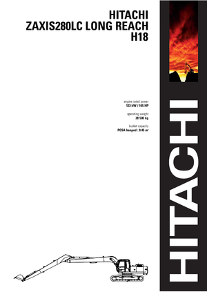 Escavatori cingolati Hitachi ZX 280 LCN-3