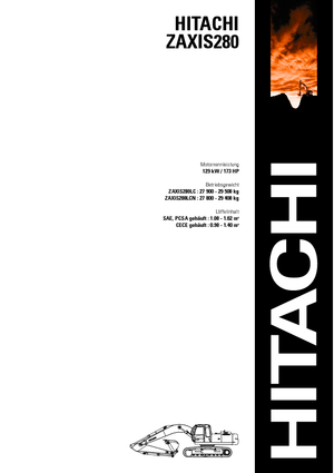 Escavatori cingolati Hitachi ZX 280 LCN