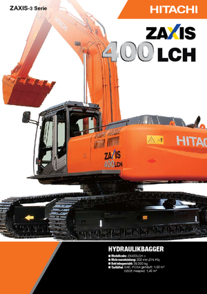 Escavatori cingolati Hitachi ZX 400 LCH-3