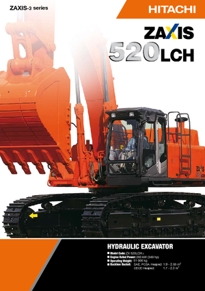 Escavatori cingolati Hitachi ZX 520 LCH-3