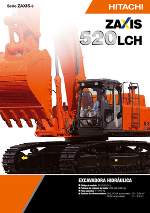 Escavatori cingolati Hitachi ZX 520 LCH-3
