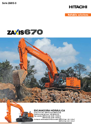 Escavatori cingolati Hitachi ZX670LCH-5B