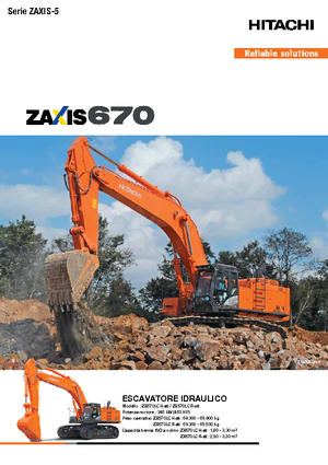 Escavatori cingolati Hitachi ZX670LCH-5B