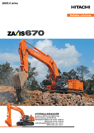 Escavatori cingolati Hitachi ZX670LCH-5B