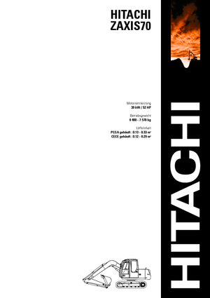 Escavatori cingolati Hitachi ZX 70