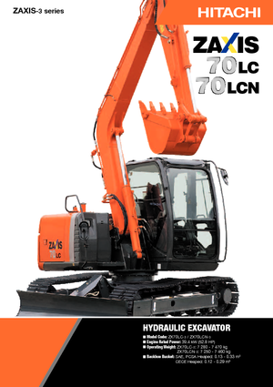 Escavatori cingolati Hitachi ZX 70 LC-3