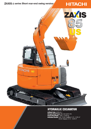 Escavatori cingolati Hitachi ZX 85 US-3