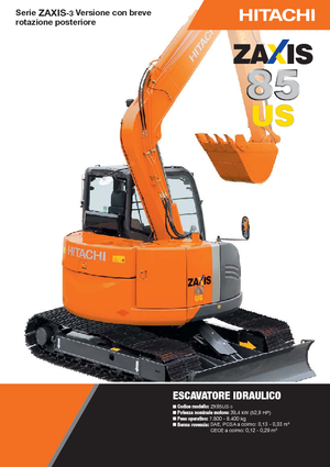 Escavatori cingolati Hitachi ZX 85 US-3