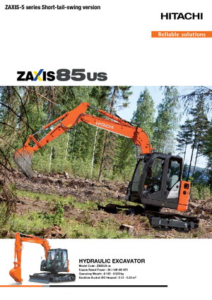Escavatori cingolati Hitachi ZX85US-5A