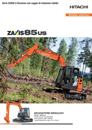 Escavatori cingolati Hitachi ZX85US-5A