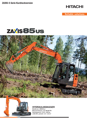 Escavatori cingolati Hitachi ZX85US-5A