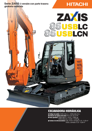 Escavatori cingolati Hitachi ZX 85 US BLC-3