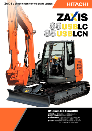 Escavatori cingolati Hitachi ZX 85 US BLC-3