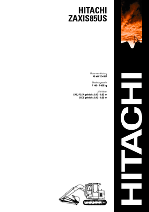 Escavatori cingolati Hitachi ZX 85 US