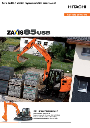 Escavatori cingolati Hitachi ZX85USB-5A