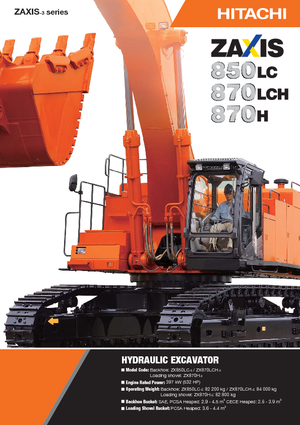 Escavatori cingolati Hitachi ZX 870 LCH-3
