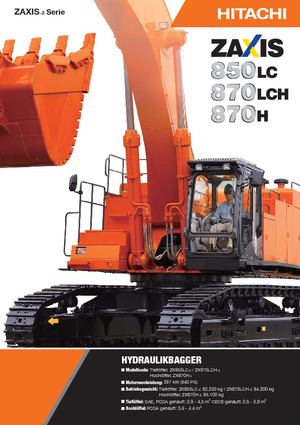 Escavatori cingolati Hitachi ZX 870 LCH-3