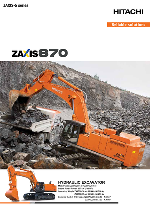 Escavatori cingolati Hitachi ZX870LCH-5B