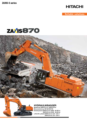 Escavatori cingolati Hitachi ZX870LCH-5B