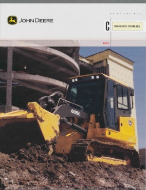 Pale cingolate John Deere Construction 605 C