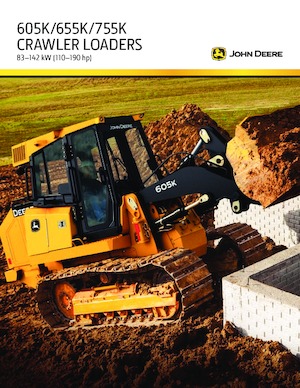 Pale cingolate John Deere Construction 605K