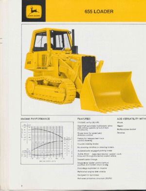 Pale cingolate John Deere Construction 655
