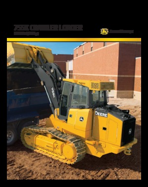 Pale cingolate John Deere Construction 755 K