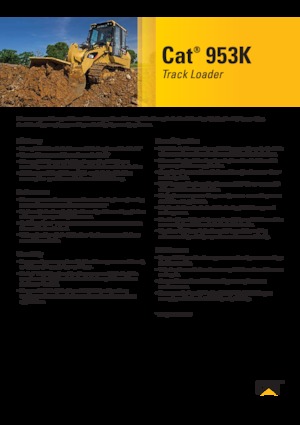 Pale cingolate Caterpillar 953K