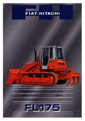 Pale cingolate Fiat-Hitachi FL 175