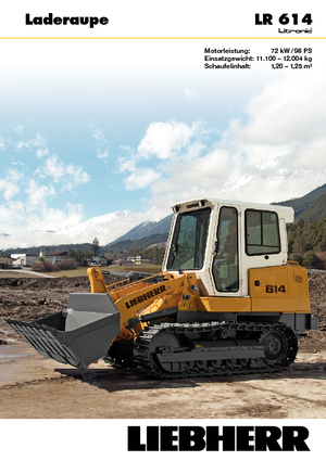 Pale cingolate Liebherr LR 614