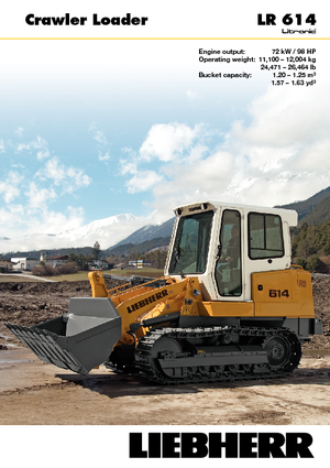 Pale cingolate Liebherr LR 614