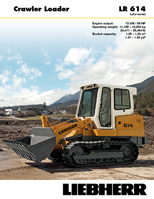Pale cingolate Liebherr LR 614