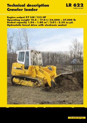 Pale cingolate Liebherr LR 622