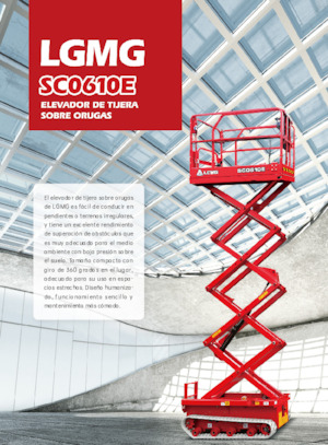 Piattaforme aeree verticali a pantografo cingolate LGMG  SC0610E