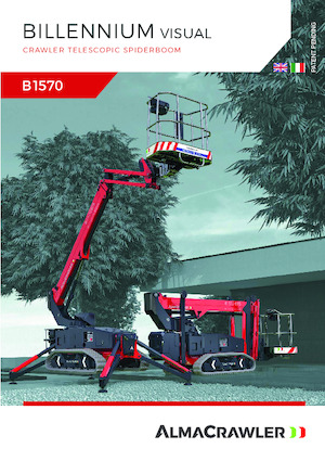 Piattaforme aeree telescopiche cingolate Almac B1570 VISUAL ETS