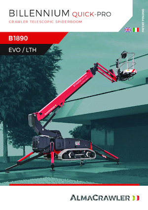 Piattaforme aeree telescopiche cingolate Almac B1890 QUICK-PRO LTH