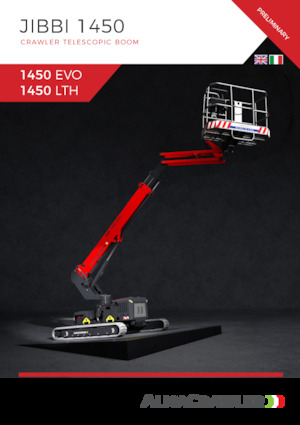 Piattaforme aeree telescopiche cingolate Almac JIBBI 1450 LTH