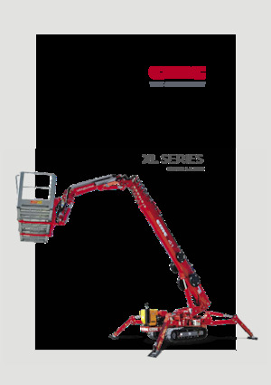Piattaforme aeree telescopiche cingolate CMC S41