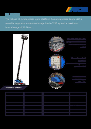 Piattaforme aeree telescopiche cingolate Aichi SR12CSM 