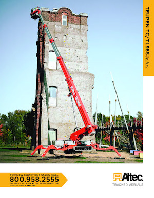 Piattaforme aeree telescopiche cingolate TEUPEN TC98SJ plus