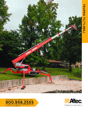 Piattaforme aeree telescopiche cingolate TEUPEN TC98SJ