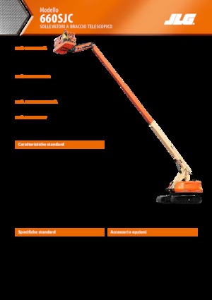Piattaforme aeree telescopiche cingolate JLG 660SJC