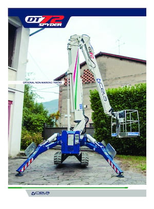 Piattaforme aeree telescopiche cingolate CELA DT72 Spyder
