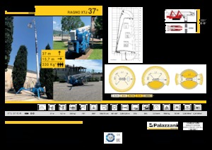 Piattaforme aeree telescopiche cingolate Palazzani XTJ 37+ C